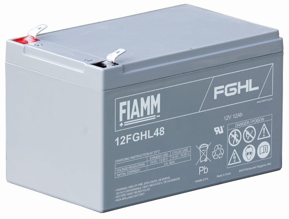Švino rūgštinė baterija 12FGHL48, 12V 12Ah