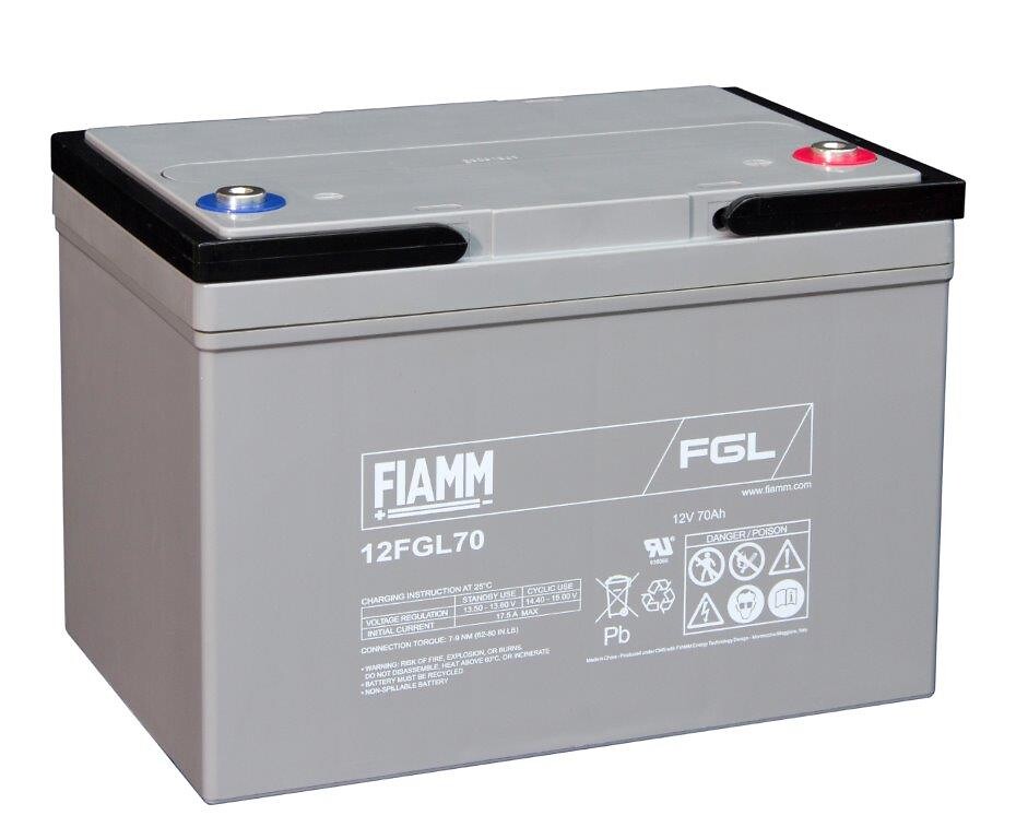 Švino rūgštinė baterija 12FGL70, 12V 70Ah
