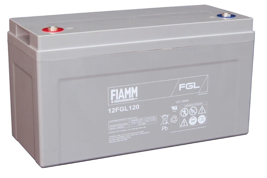 Švino rūgštinė baterija 12FGL120, 12V 120Ah