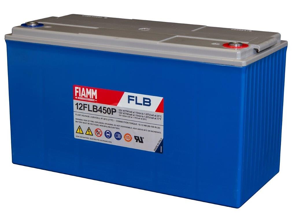 Švino rūgštinė baterija 12FLB450P, 12V 120Ah