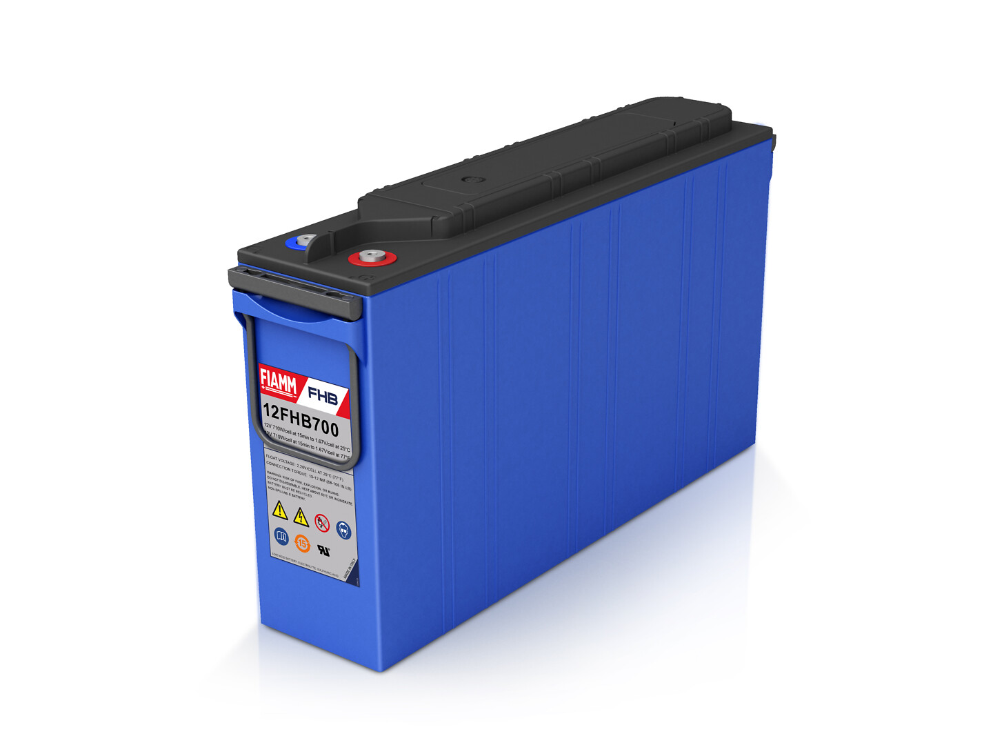 Švino rūgštinė baterija 12FHB700P, 12V 210Ah