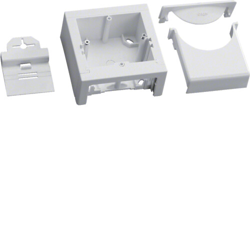 Motažinė dėžutė standartinei instaliacijai, 60 mm, 90x90x42 mm, ATA/LF, RAL9010