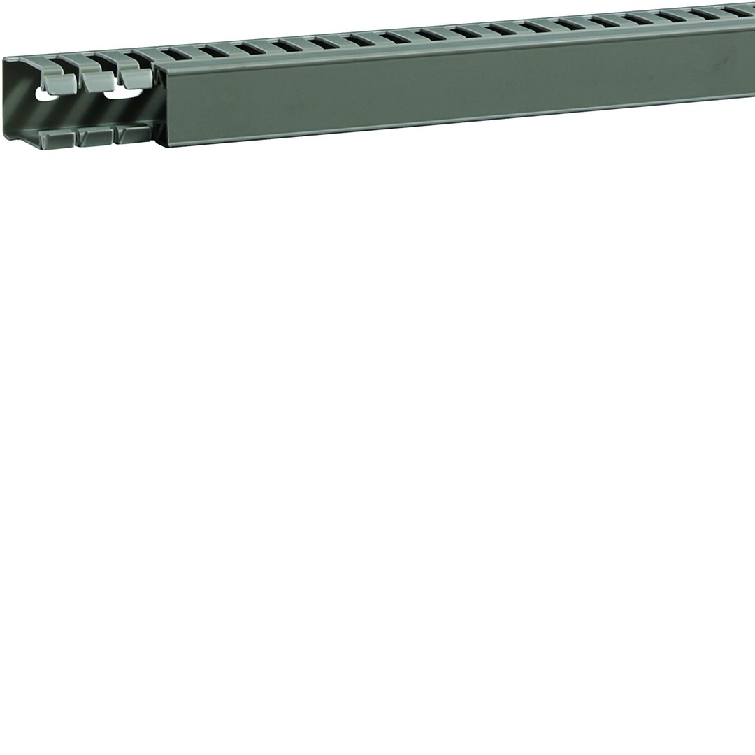 Perforuotas instaliacinis kanalas 40×25 mm, PVC, BA7A, pilkas RAL7030
