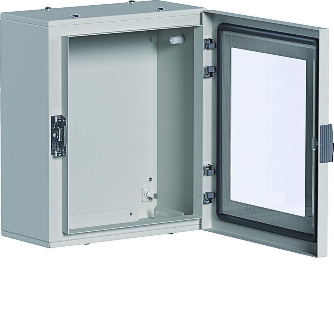 Skydas Orion Plus su skaidriomis durimis 350x300x160 mm, IP65, be mont. pl.