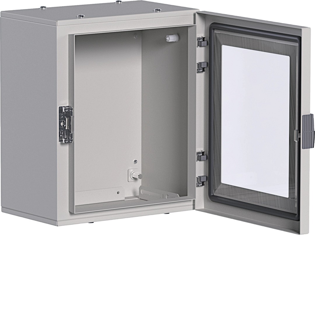 Skydas Orion Plus su skaidriomis durimis 350x300x200 mm, IP65, be mont. pl.