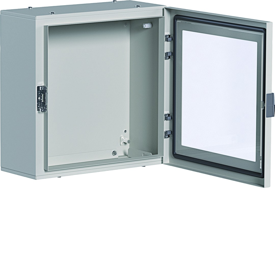 Skydas Orion Plus su skaidriomis durimis 400x400x200 mm, IP65, be mont. pl.