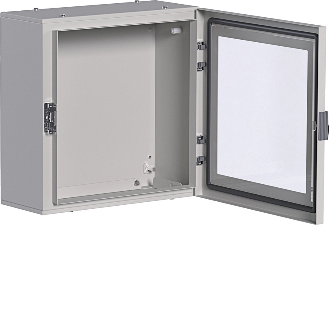 Skydas Orion Plus su skaidriomis durimis 400x400x200 mm, IP65, be mont. pl.