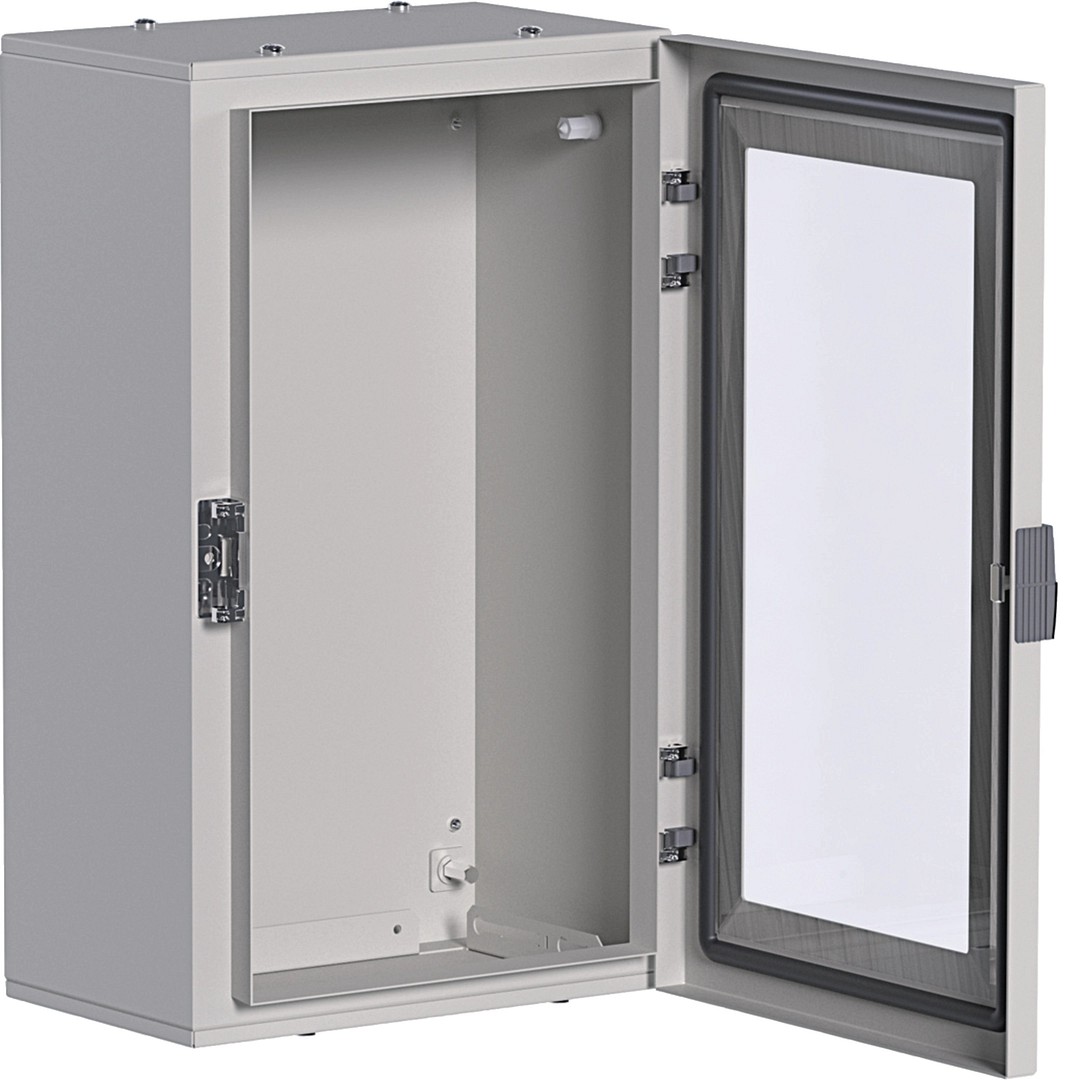 Skydas Orion Plus su skaidriomis durimis 500x300x200 mm, IP65, be mont. pl.