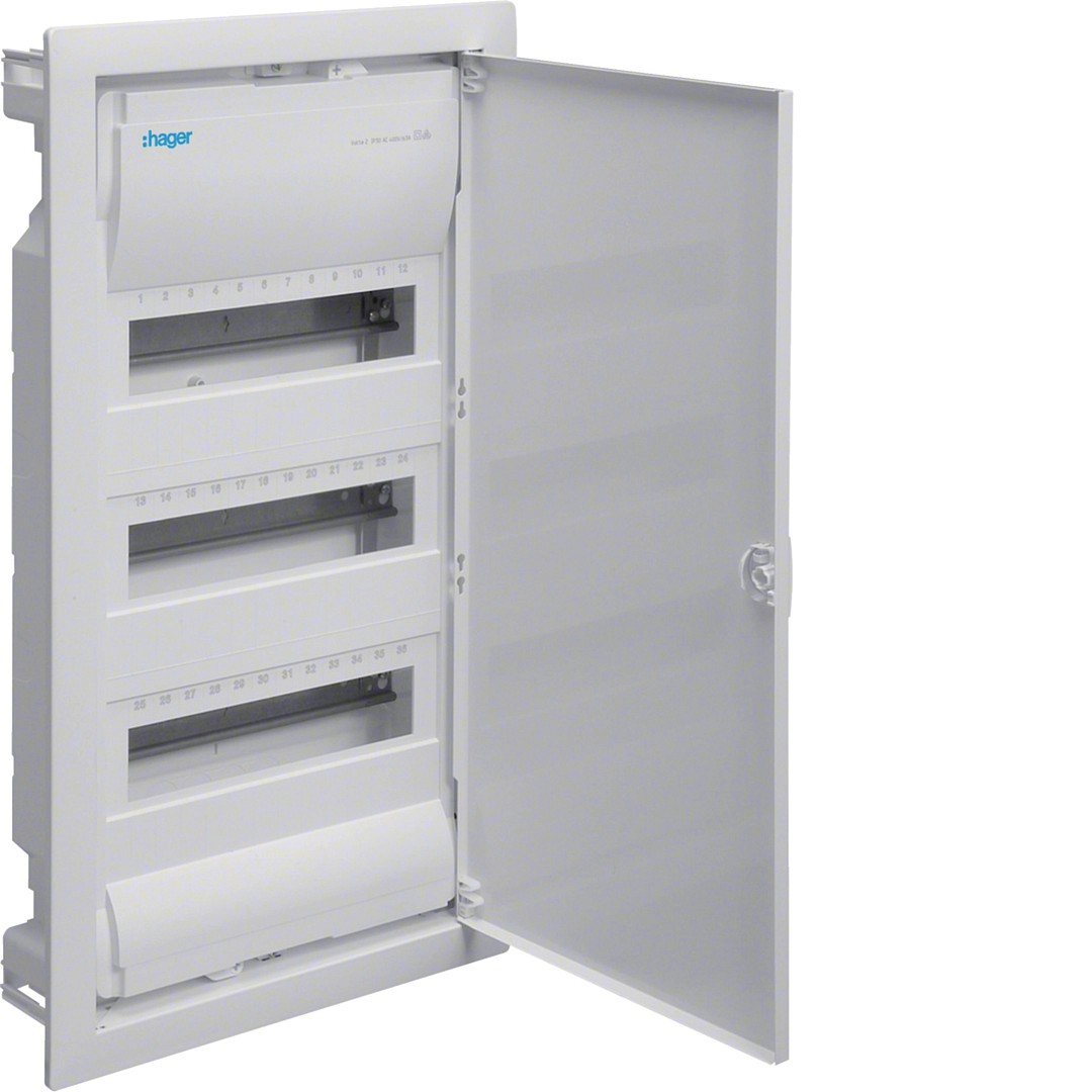 Įleidžiamas skydelis Volta, 3×12, QC, IP30