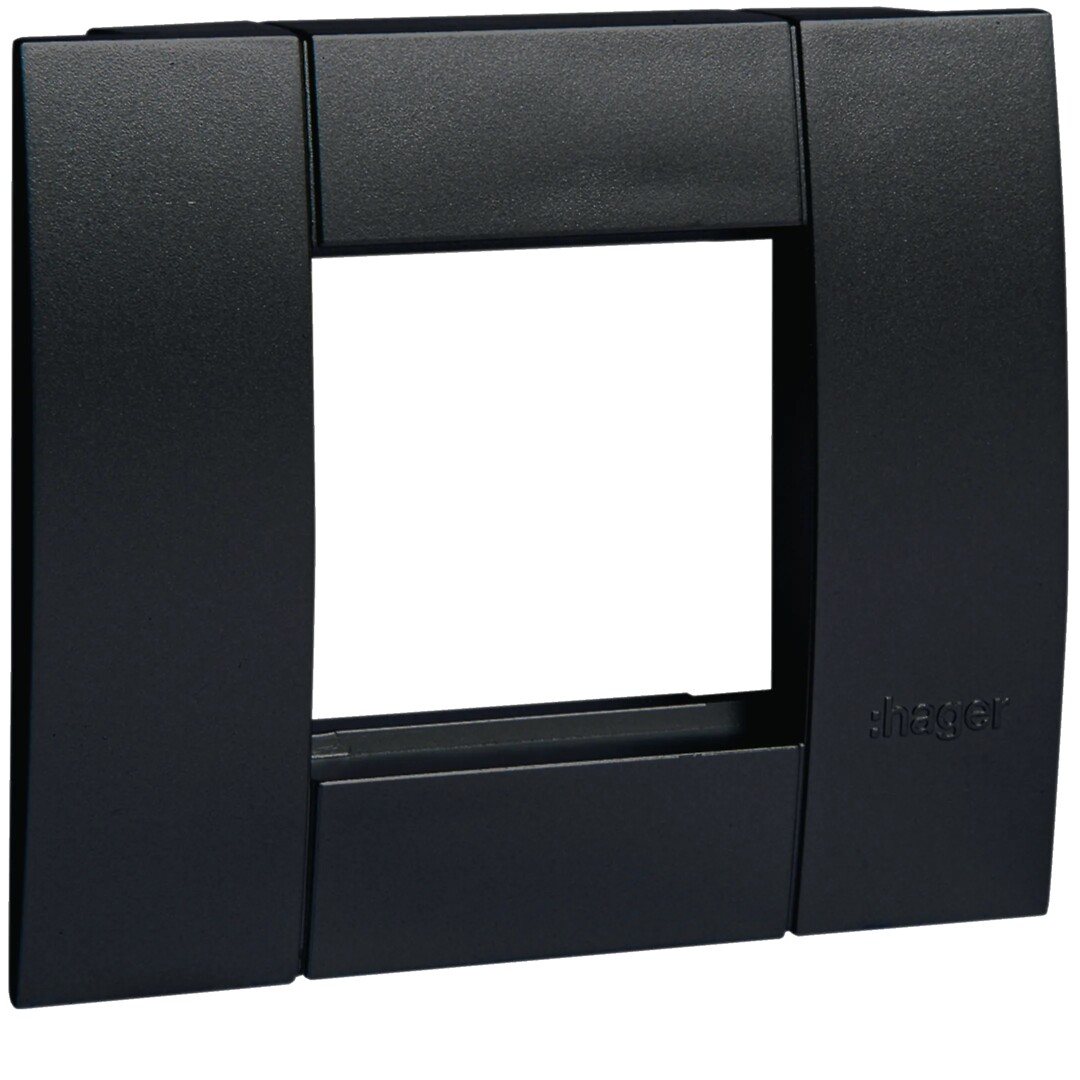 Viengubas rėmas 45×45 standartui,  juodas, RAL9011