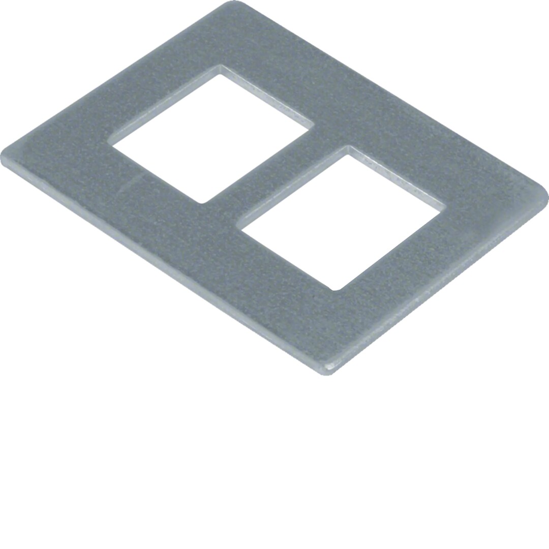 Plokštė montavimo Data 2xRJ45  19,3 x 14,8 į GTVD dėžutes