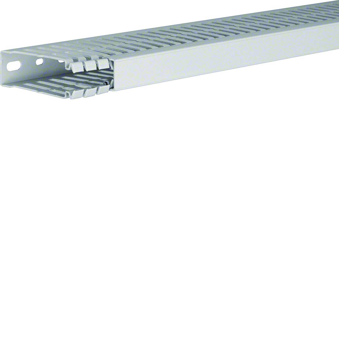 Perforuotas kanalas HA7 80×25 mm, šviesiai pilkas RAL7035