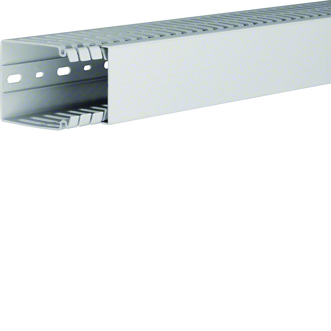 Perforuotas kanalas HA7 80×60 mm, šviesiai pilkas RAL7035