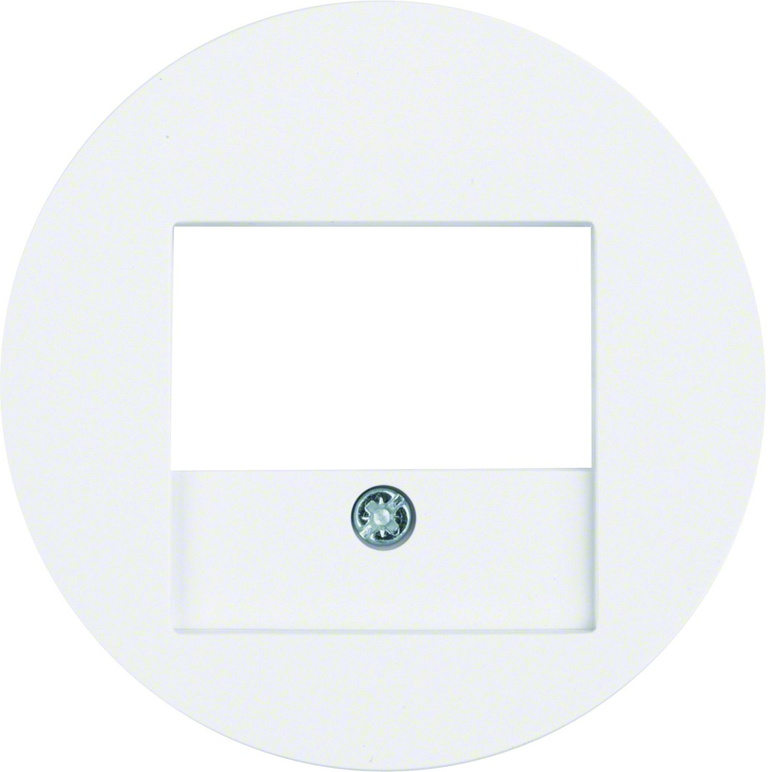 10382089 Centrinė plokštė TAE cut-out,  R1/R3/R8/R.Classic, balta blizgi