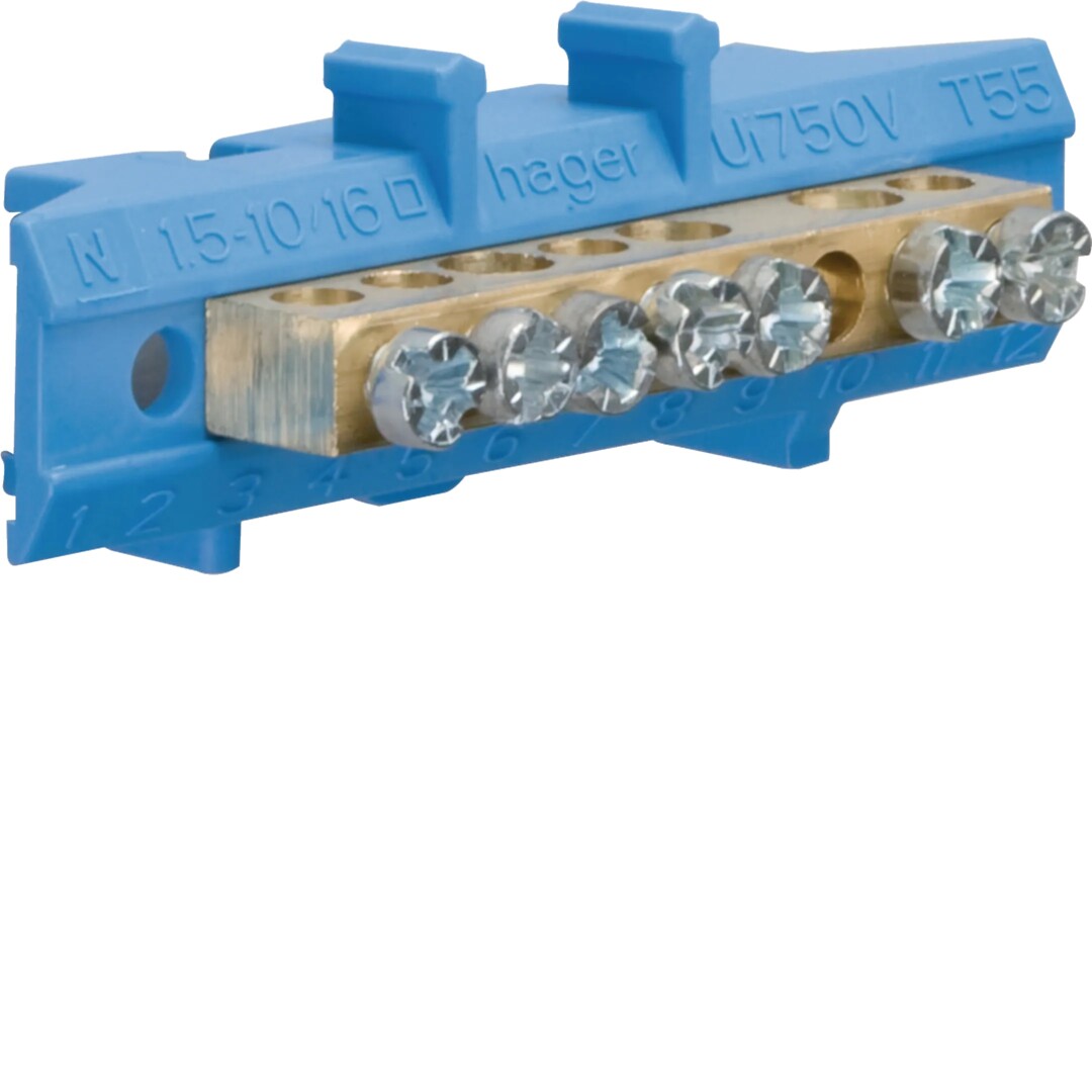 Gnybtas, N, 3×16/4×10 mm², DIN