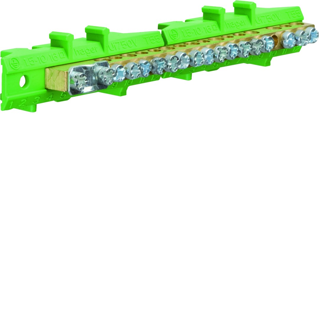 Gnybtas, PE, 1×25/8×16/8×10 mm², DIN