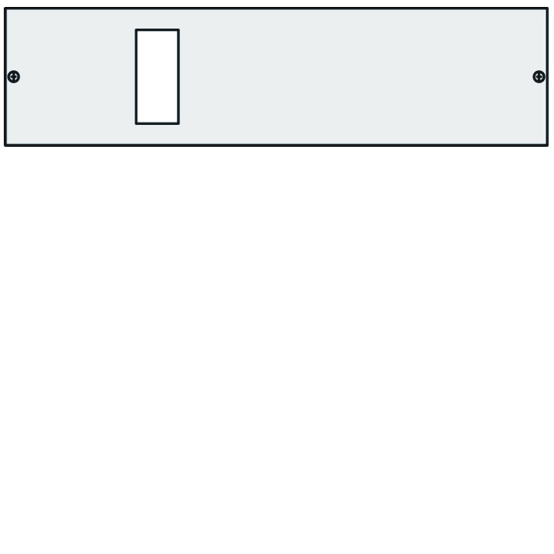 MCCB horizontalaus tvirtinimo komplektas, 125/160A, 150×600 mm, Quadro