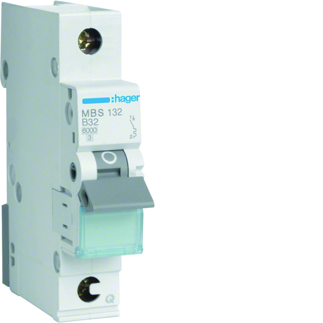 Automatiniai jungikliai QC 1 P 6kA B kreivė 32A QC