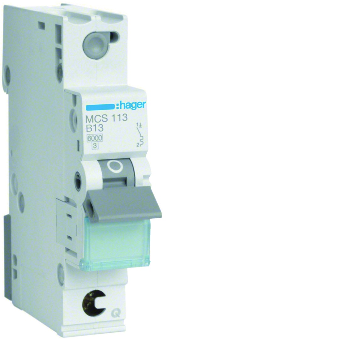 Automatiniai jungikliai QC 1 P 6kA C kreivė 13A QC
