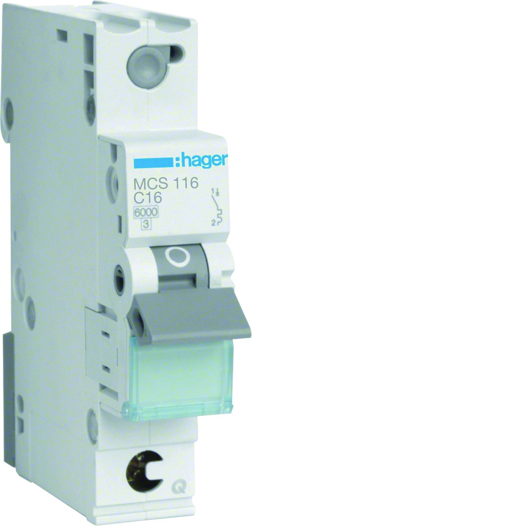 Automatiniai jungikliai QC 1 P 6kA C kreivė 16A QC