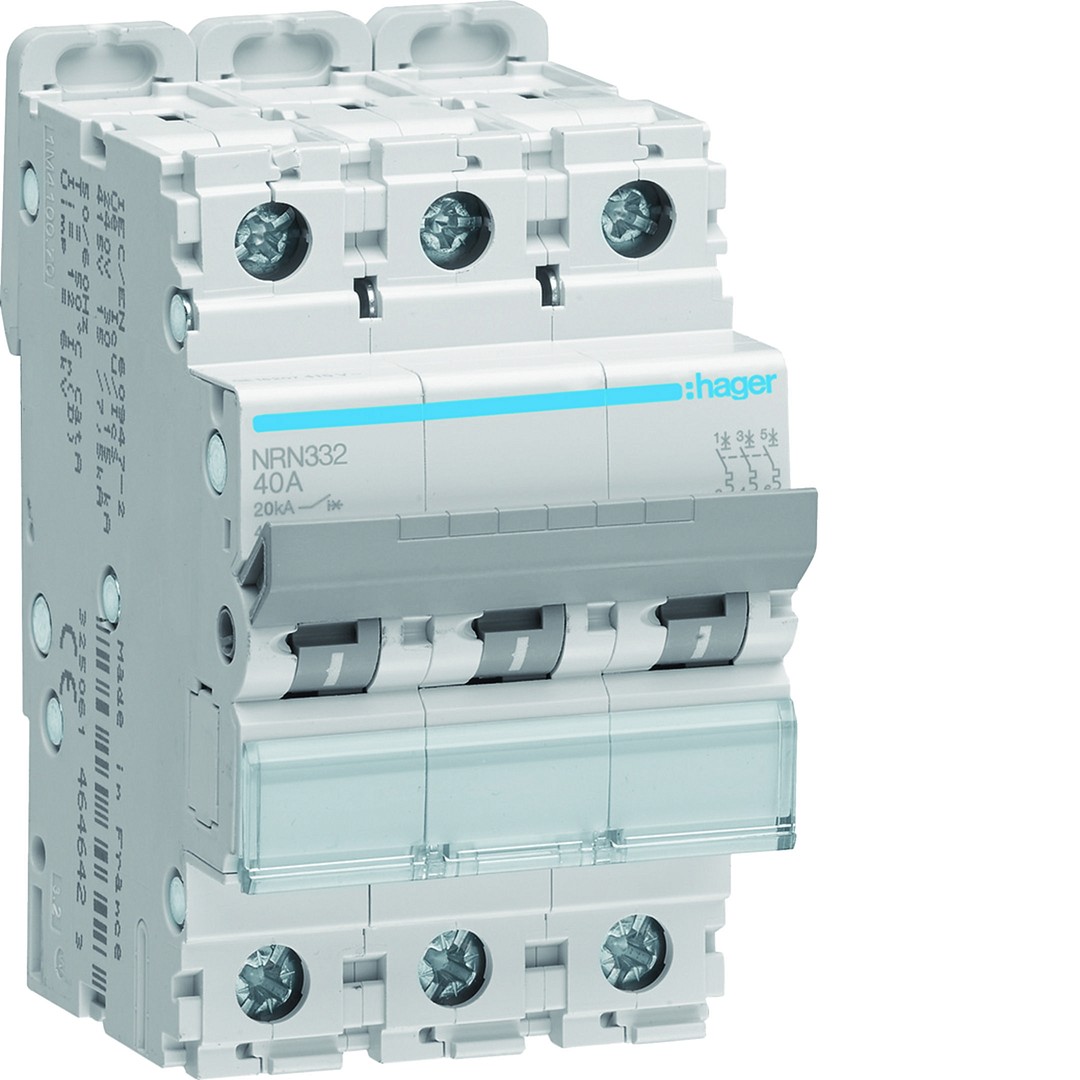 Automatinis jungiklis, 3P, 20kA, C-32A, 3 moduliai