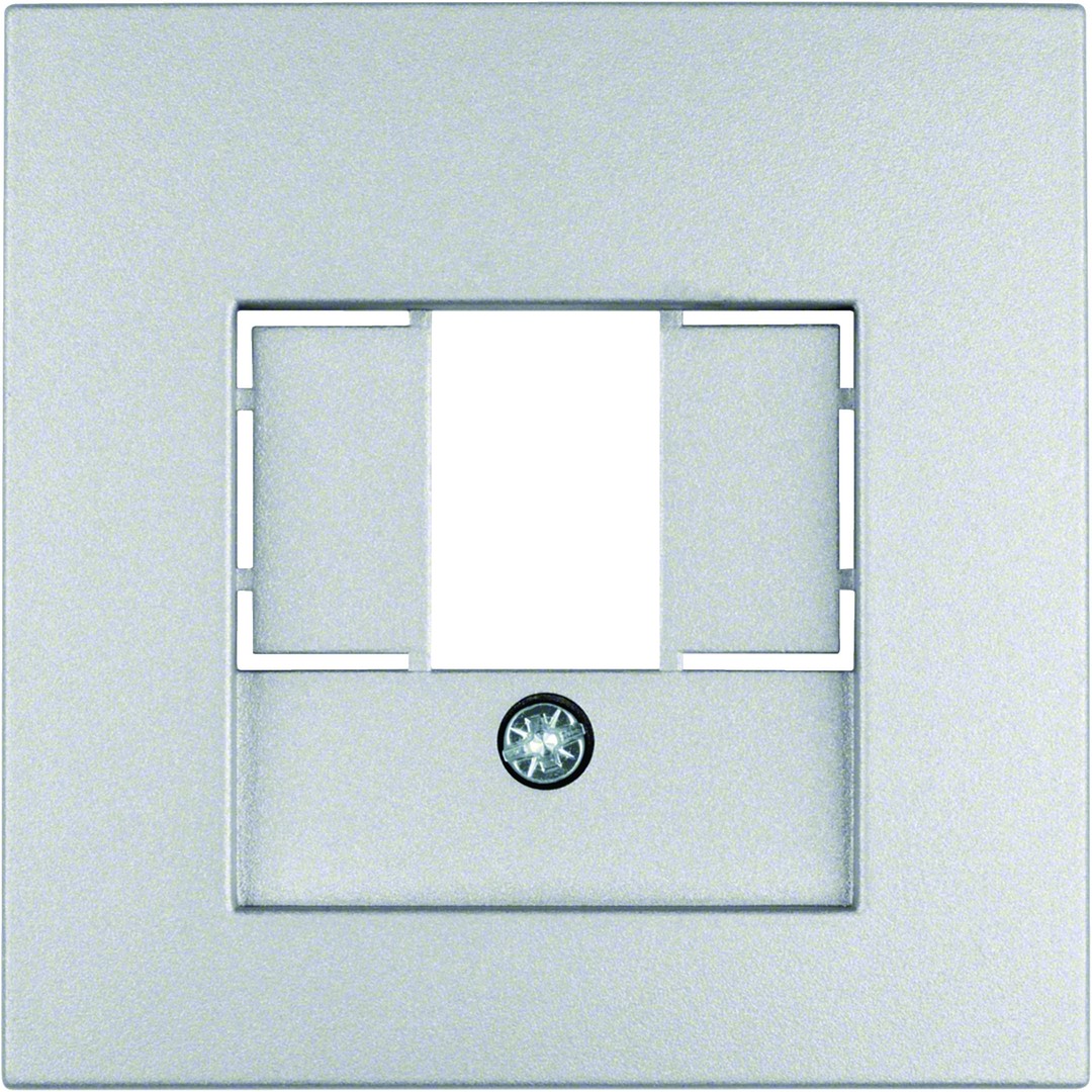 Centrinė plokštė TAE cut-out cut-out, Berker S1/B3/B7, matinė aliuminė