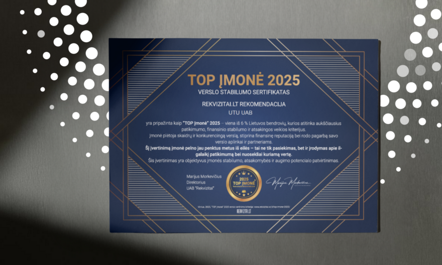 UTU_top imone 2025