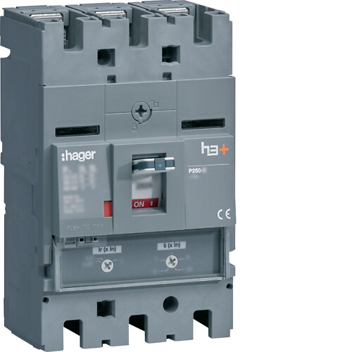 Slēdzis MCCB  h3+ P250 TM 3x250A 25kA