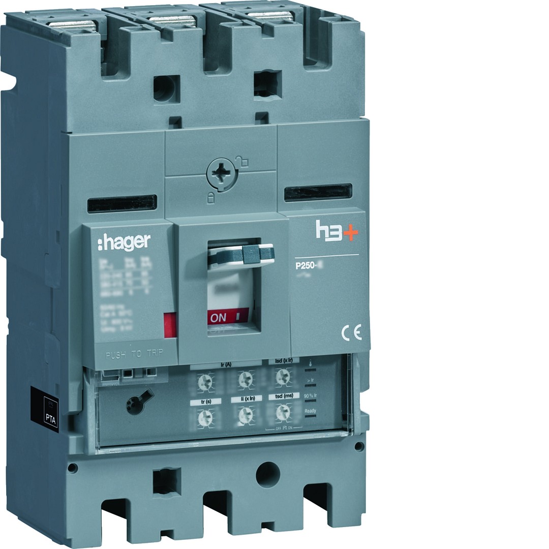 Slēdzis MCCB  h3+ P250 LSI 3x250A 25kA