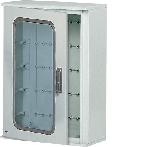 Skapis Orion Plus Polyester ar stikla durvīm 550x850x300 mm