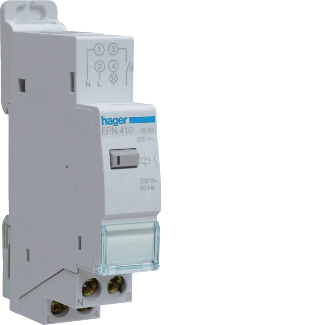 Impulsu relejs, 230V/16A, 1NO, elektroniskais