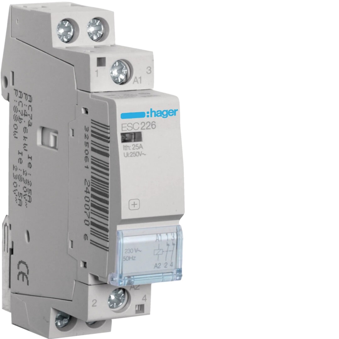 Kontaktors 25A, 2NC, 230V