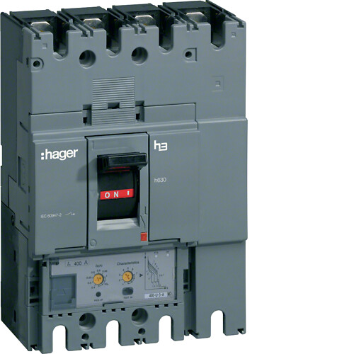 MCCB h630 4P 70kA 400A LSI