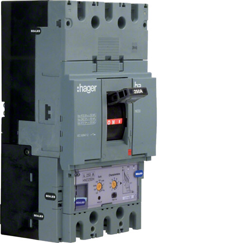 MCCB h630 3P 70kA 630A LSI