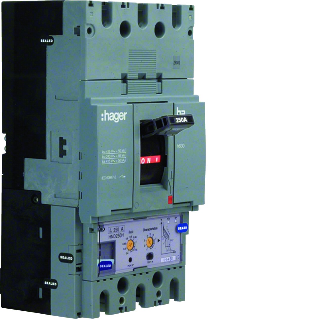 MCCB h630 3P 70kA 630A LSI