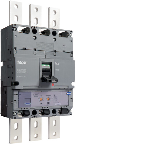 MCCB h1000 3P 70kA 800A LSI