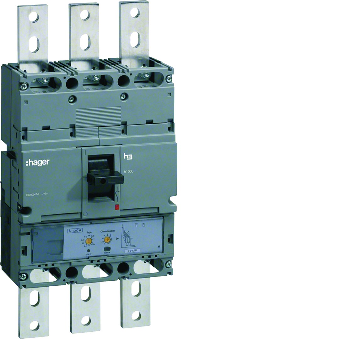MCCB h1000 3P 70kA 1000A LSI