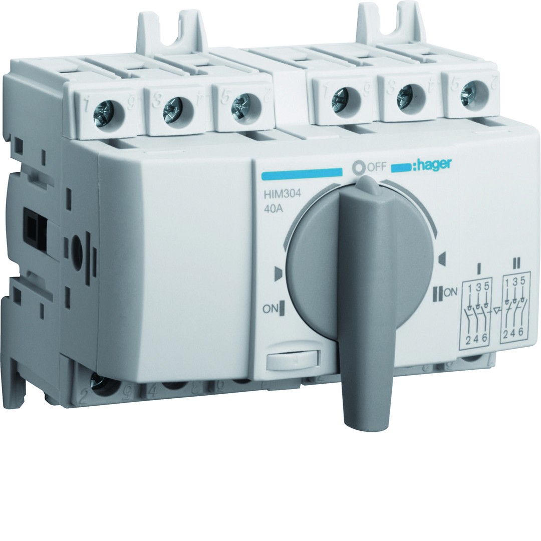 Modulārs pārslēgšanas slēdzis 3x40A
