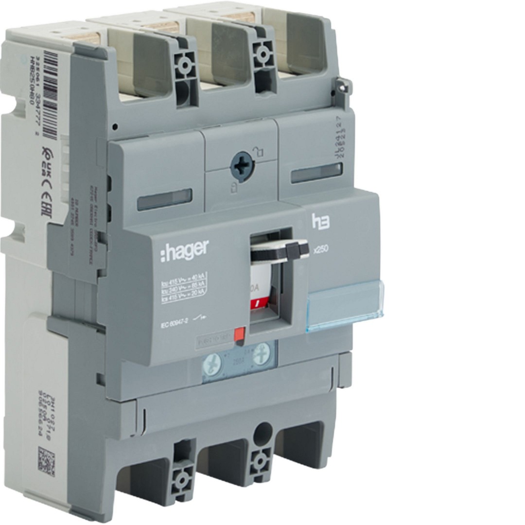 MCCB X250 3P 40kA 250A TM