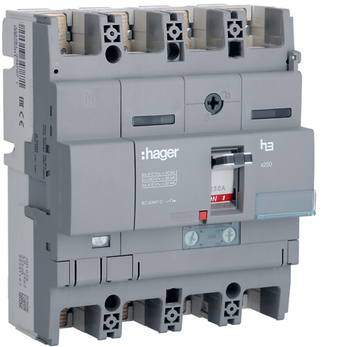 MCCB X250 4P 60% 40kA 250A TM