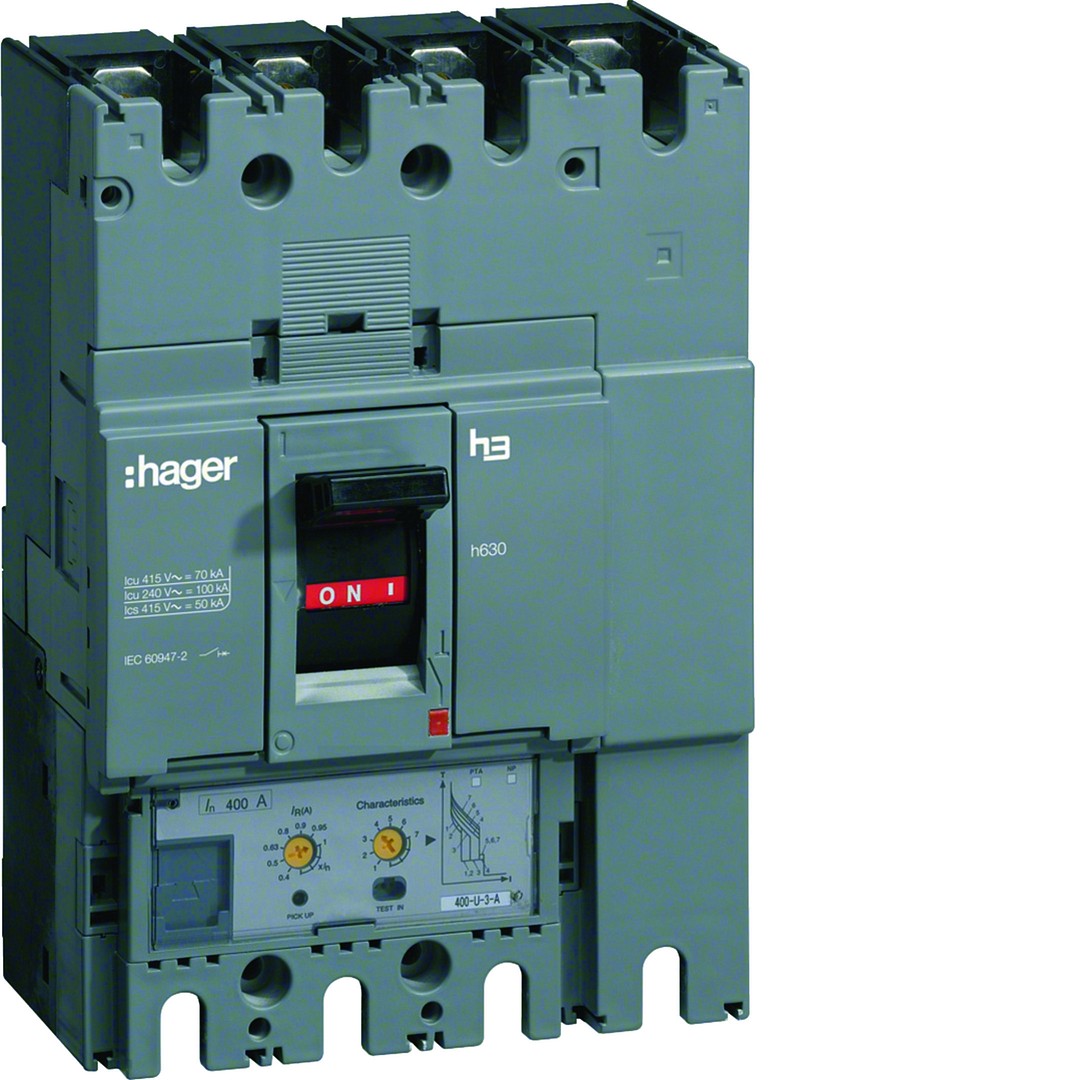 MCCB h630 4P 50kA 250A LSI