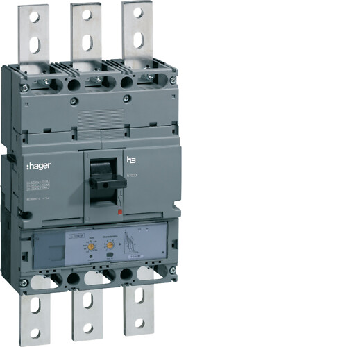 MCCB h1000 3P 50kA 1000A LSI