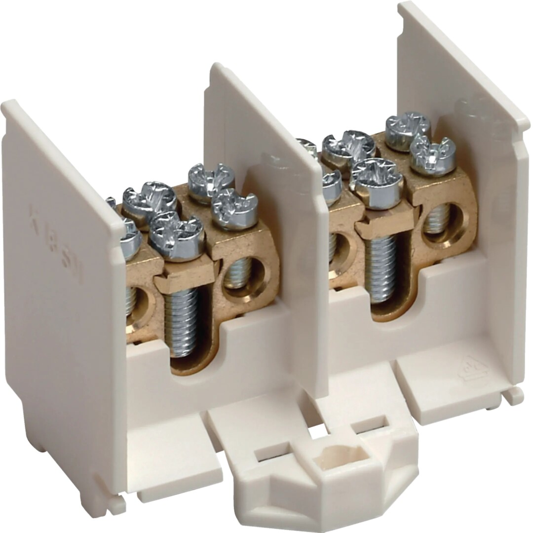 Tranzītspaile, 2P 25mm², 60x52x49, 2 izejas/pol 16 mm²