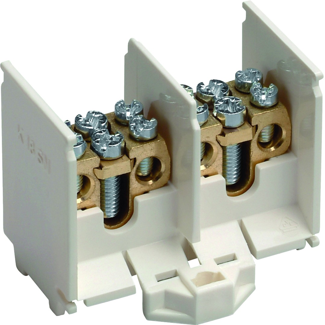 Tranzītspaile, 2P 25mm², 60x52x49, 2 izejas/pol 16 mm²