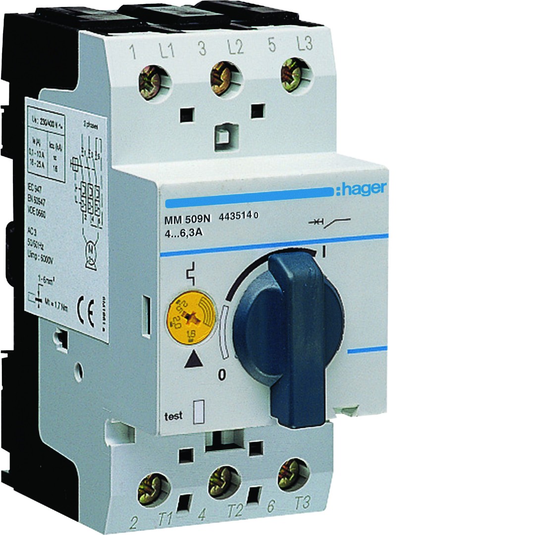 Elektromotoru palaidējs 4 – 6,3A