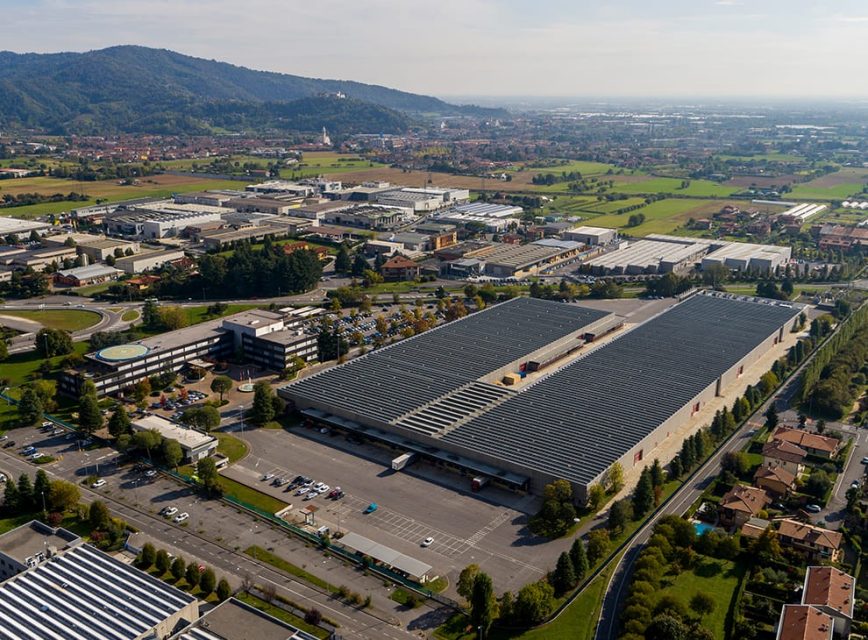 Gewiss produksjonsanlegg i Italia