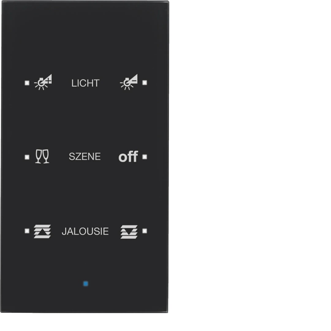 TS sensor 3 kanaler glass sort med merking