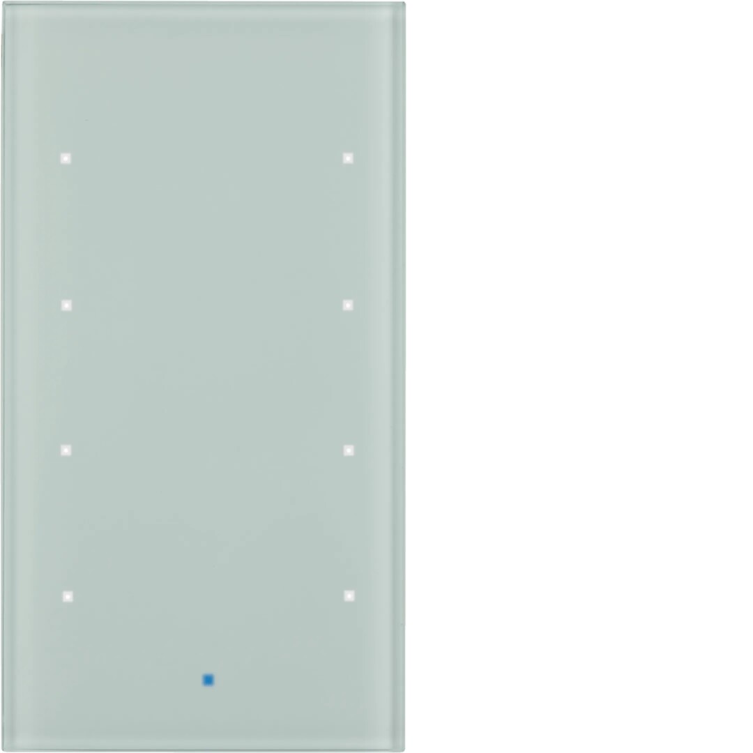 TS sensor 4 kanaler glass hvit