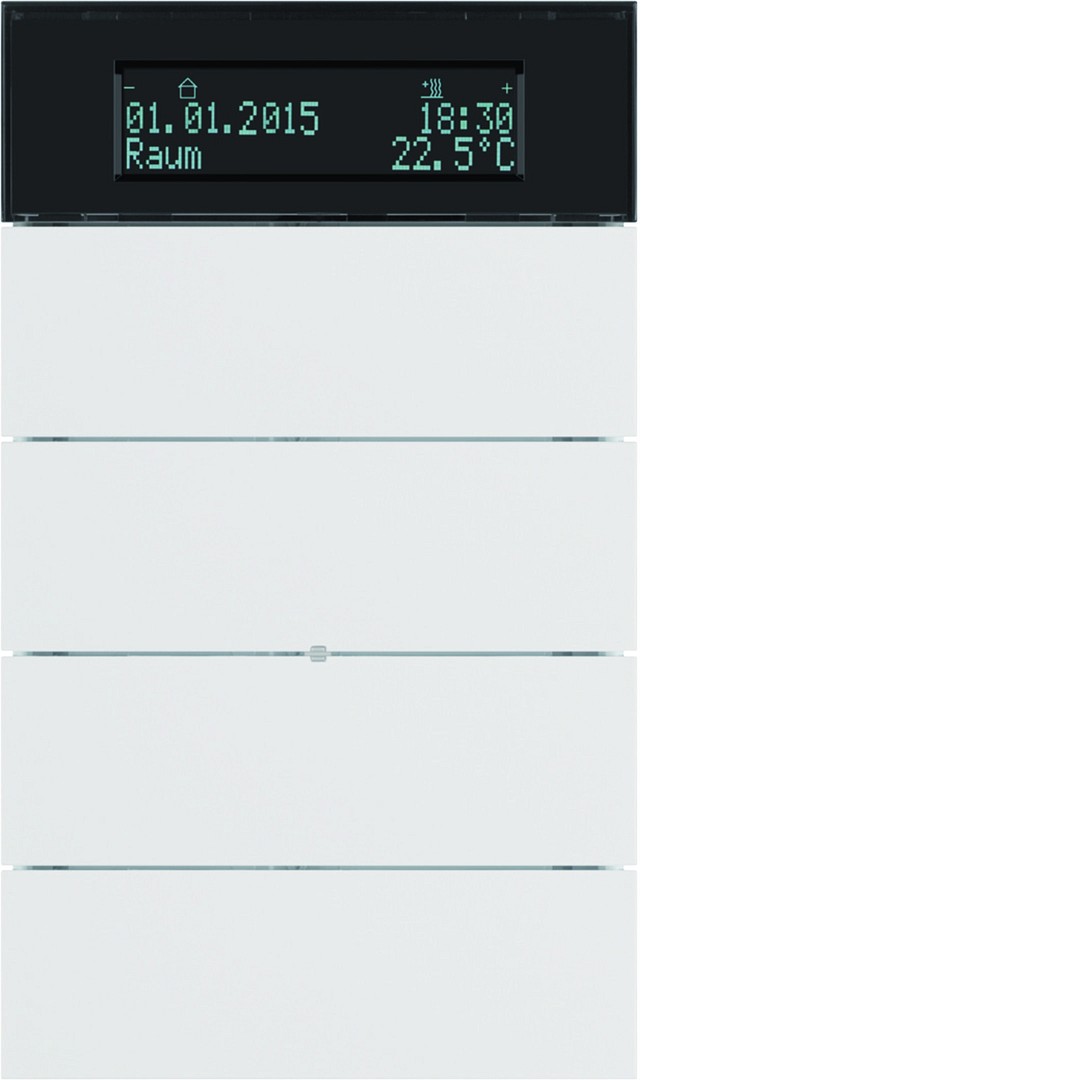 B.IQ 4 kanaler hvit med termostat