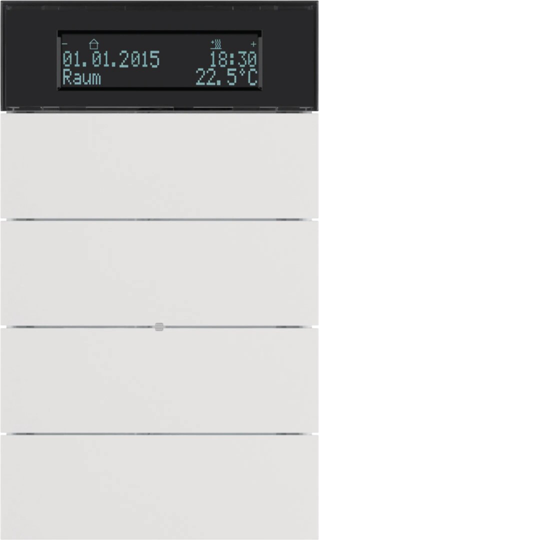 B.IQ 4 kanaler hvit med termostat